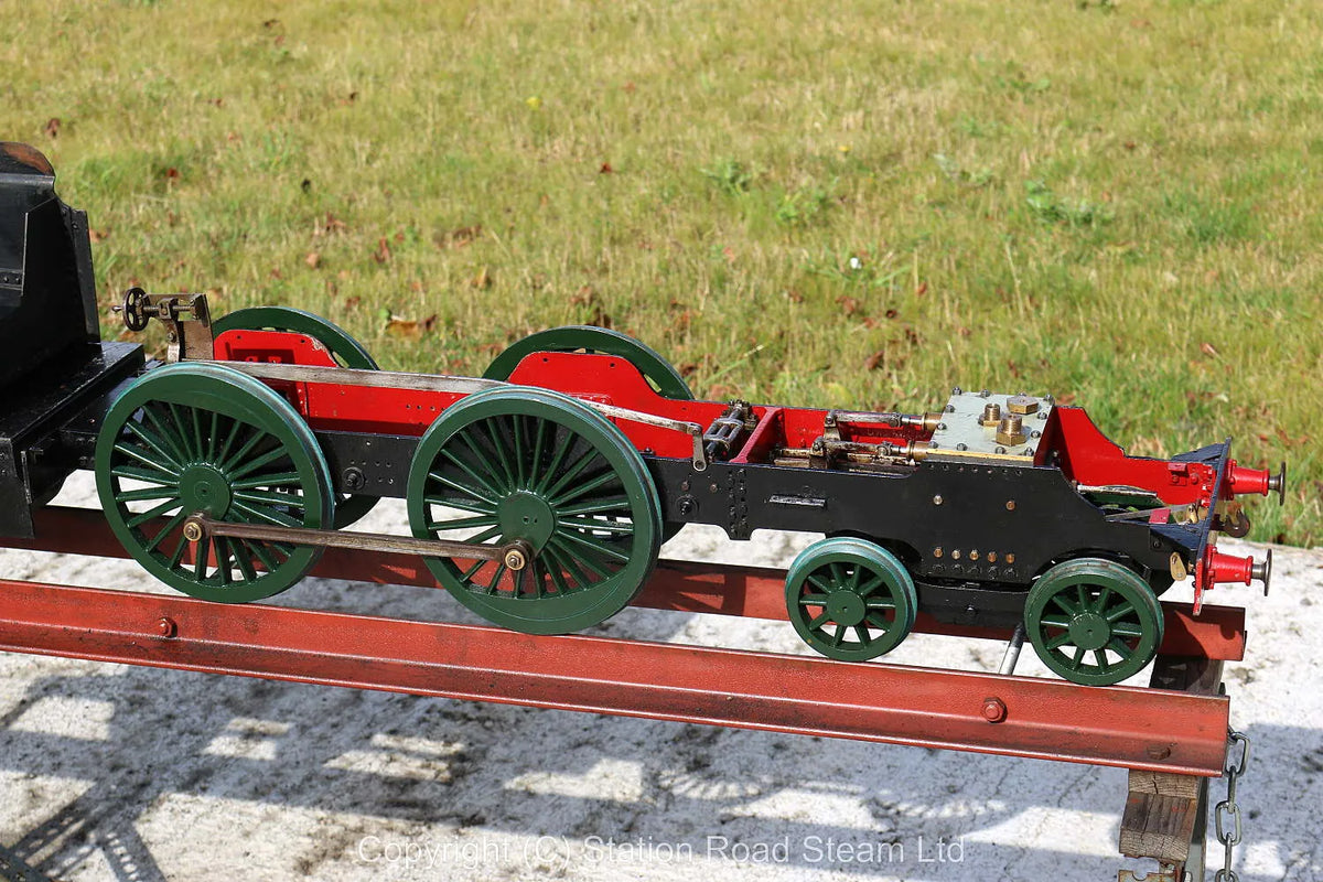 Part-built 5 inch gauge 4-4-0, air-running