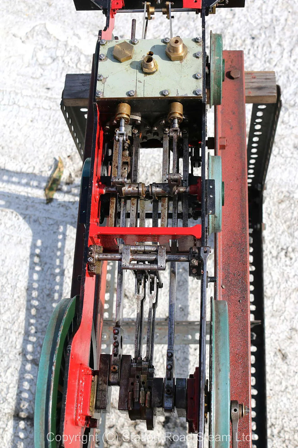 Part-built 5 inch gauge 4-4-0, air-running