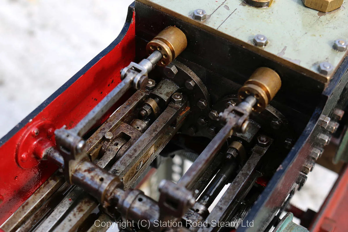 Part-built 5 inch gauge 4-4-0, air-running