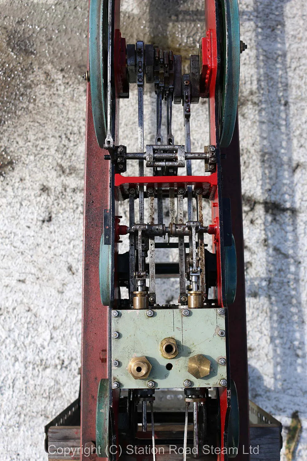 Part-built 5 inch gauge 4-4-0, air-running