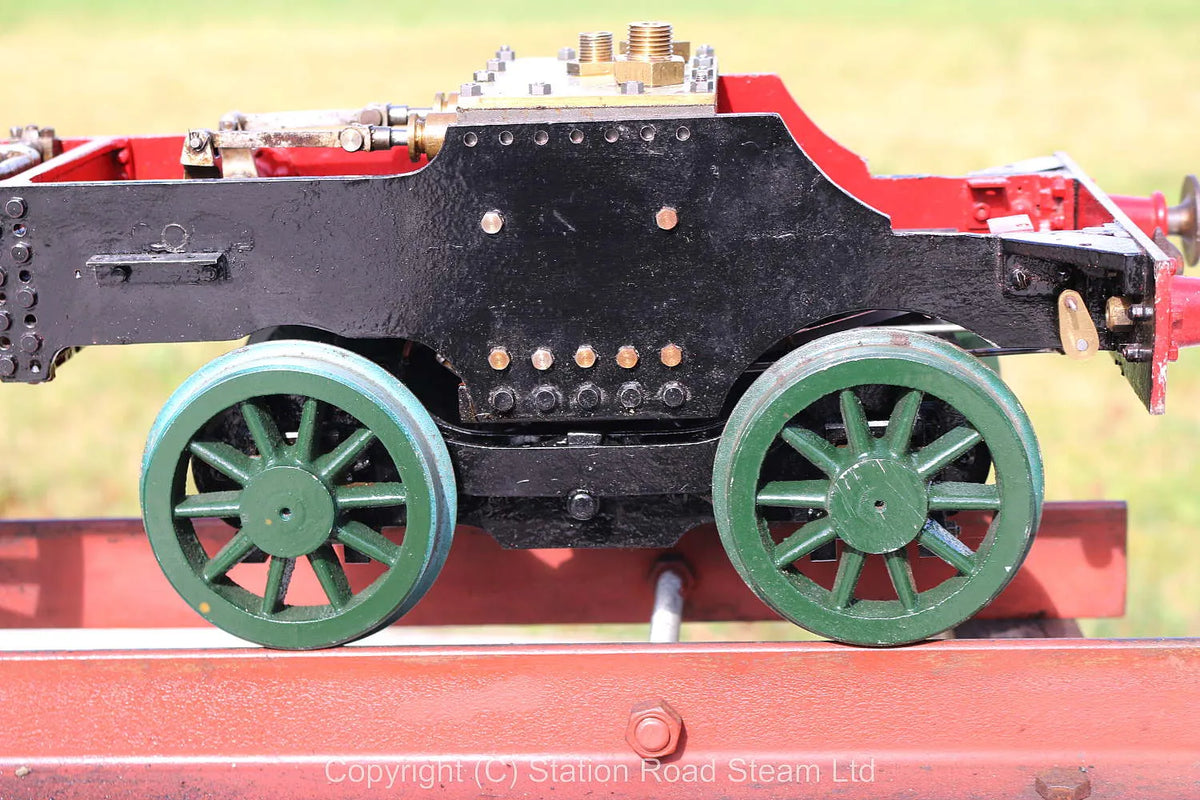 Part-built 5 inch gauge 4-4-0, air-running
