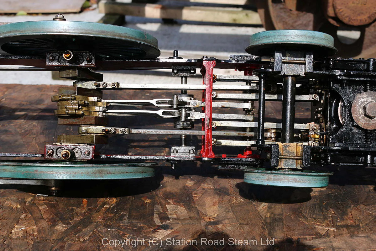 Part-built 5 inch gauge 4-4-0, air-running