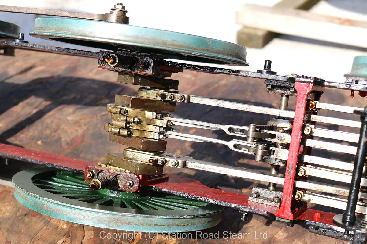 Part-built 5 inch gauge 4-4-0, air-running