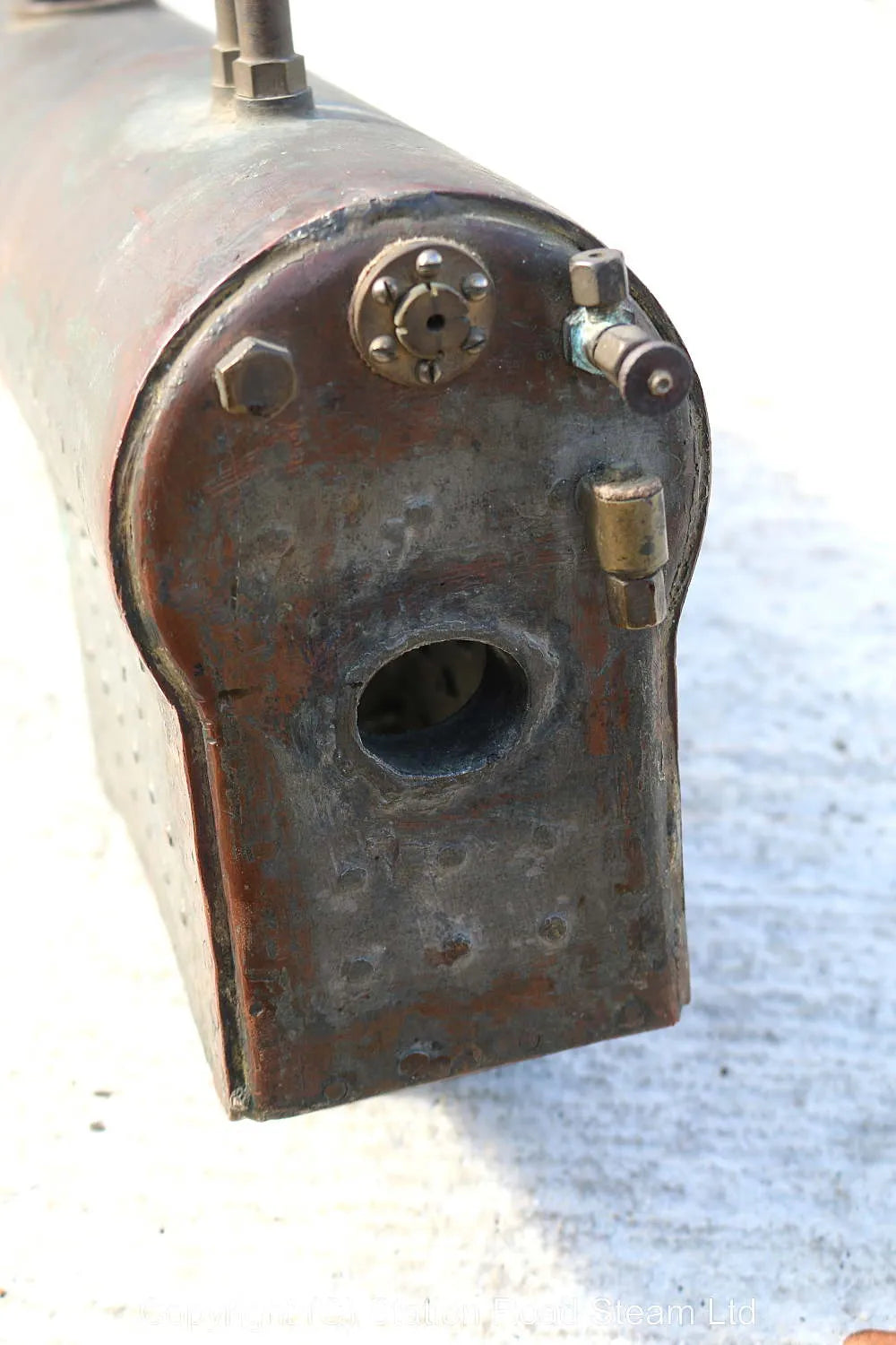 Part-built 5 inch gauge 4-4-0, air-running
