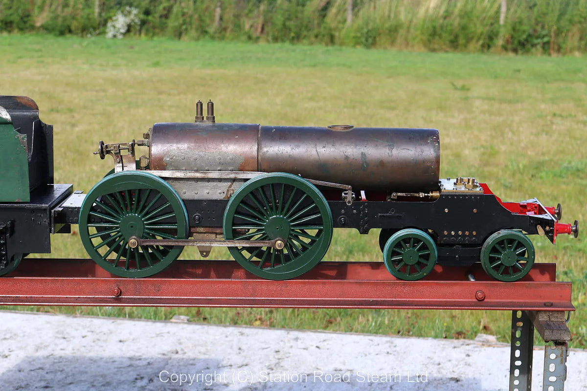 Part-built 5 inch gauge 4-4-0, air-running