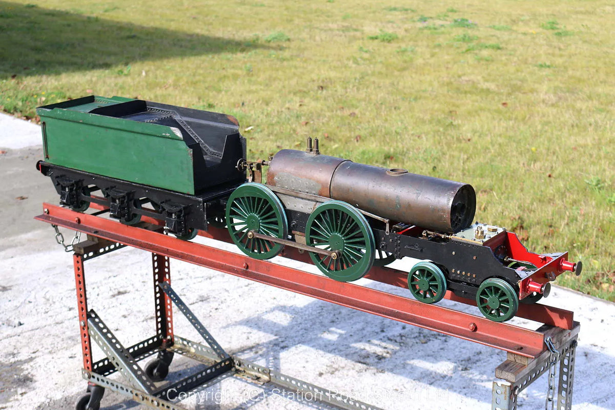 Part-built 5 inch gauge 4-4-0, air-running
