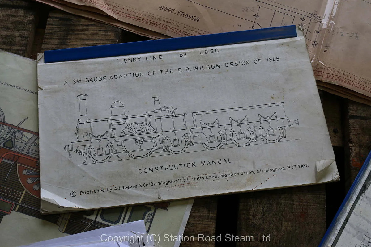 7 1/4 inch gauge 2-2-2 "Jenny Lind"