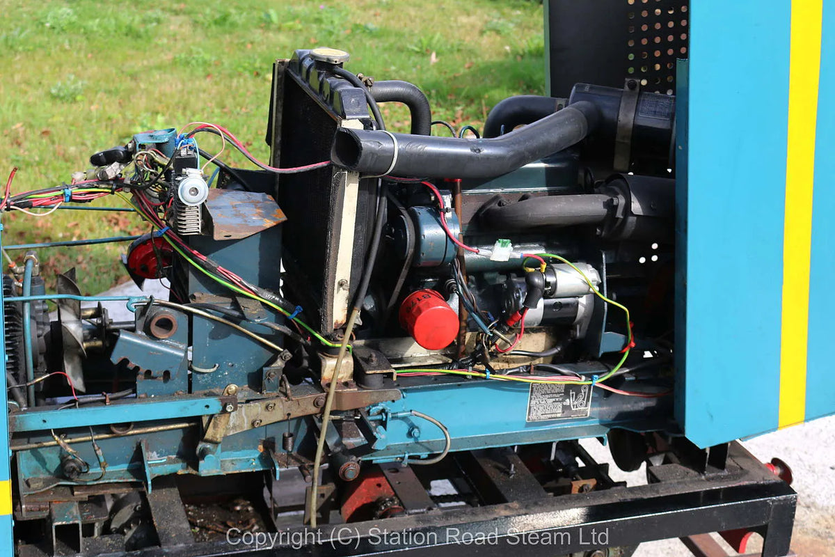 7 1/4 inch gauge sit-in diesel locomotive