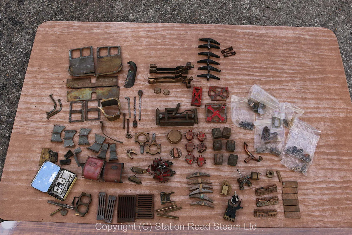 3 1/2 inch gauge "Duchess" dismantled with boiler