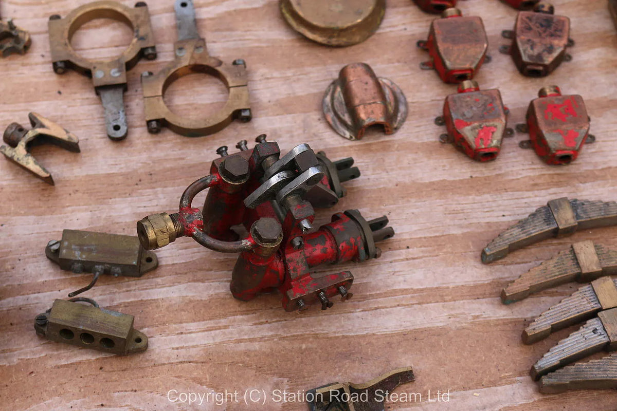 3 1/2 inch gauge "Duchess" dismantled with boiler
