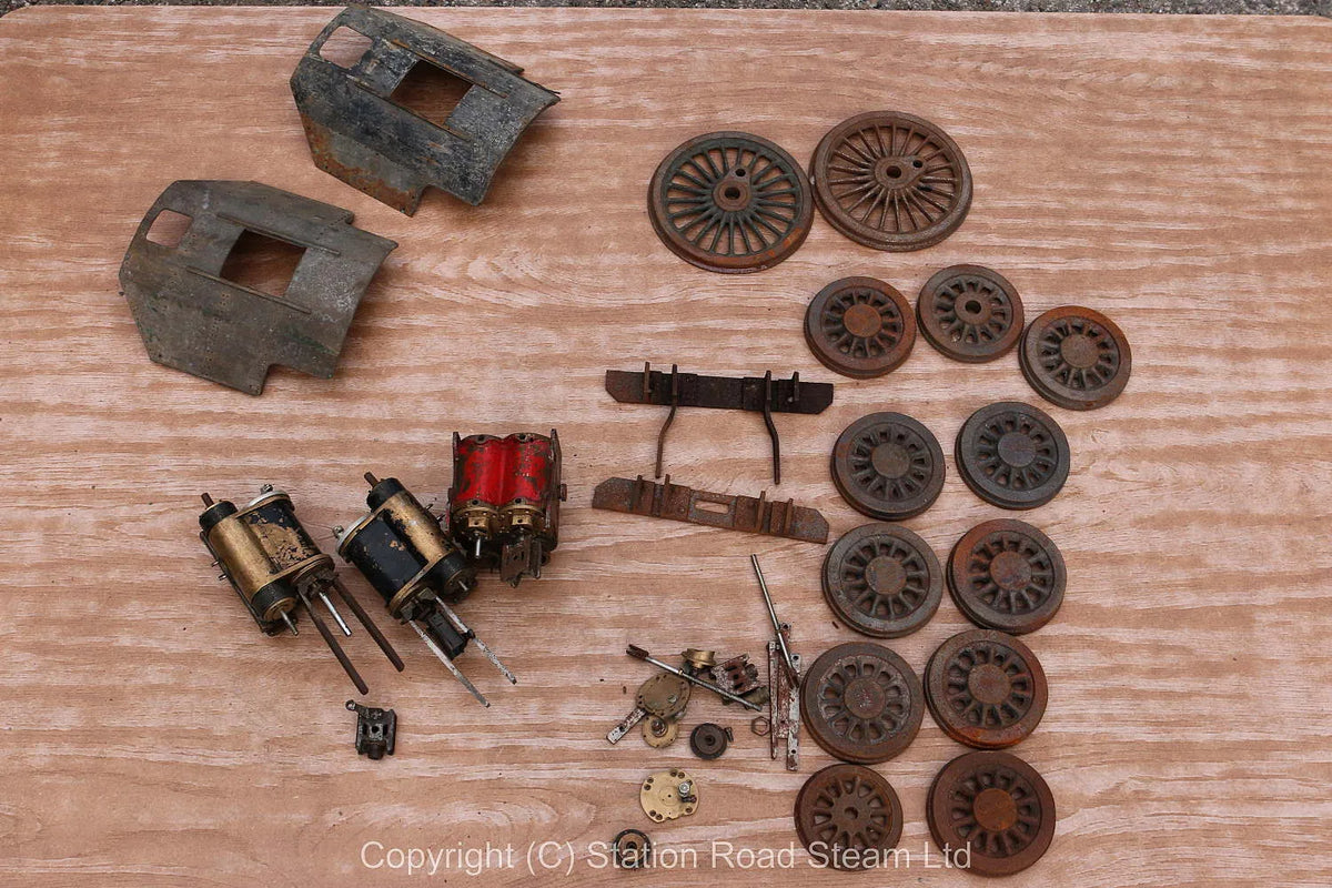 3 1/2 inch gauge "Duchess" dismantled with boiler