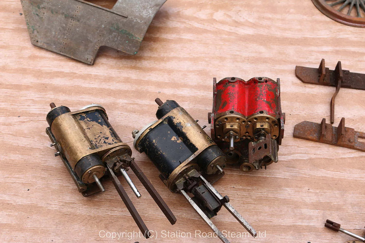 3 1/2 inch gauge "Duchess" dismantled with boiler