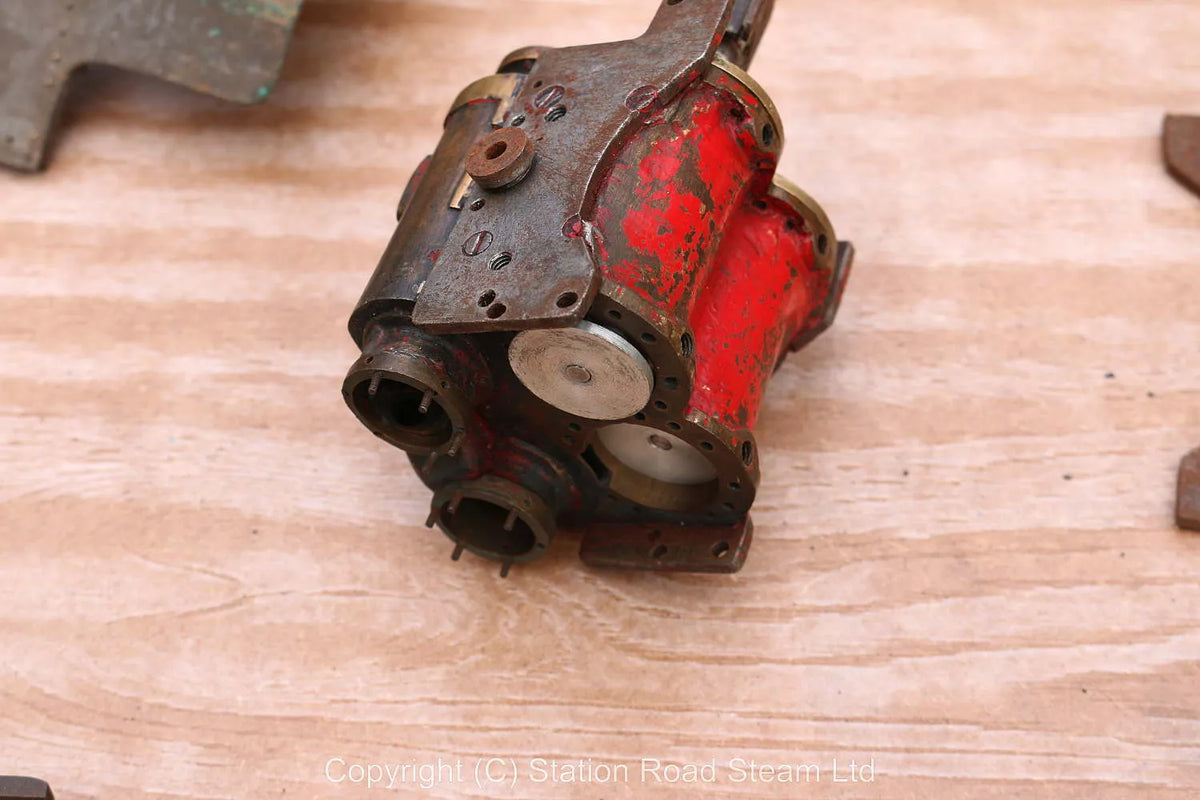 3 1/2 inch gauge "Duchess" dismantled with boiler