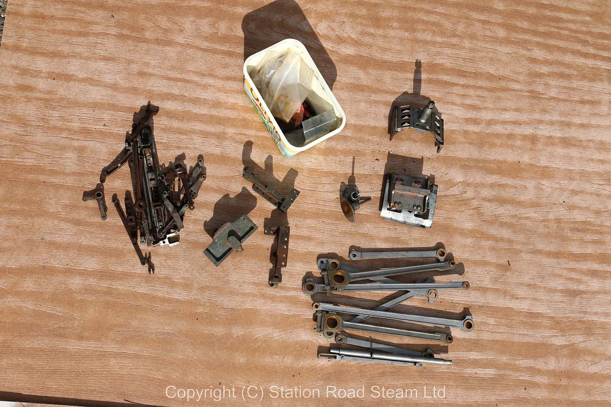 3 1/2 inch gauge "Duchess" dismantled with boiler