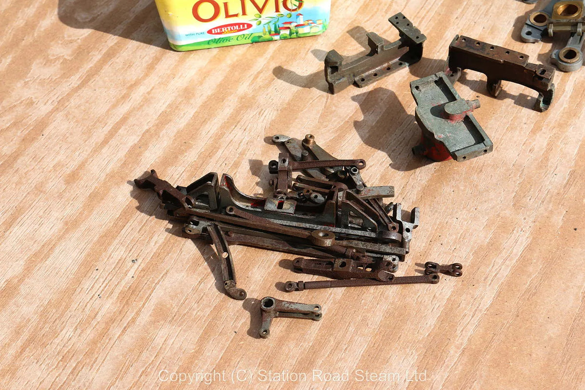 3 1/2 inch gauge "Duchess" dismantled with boiler