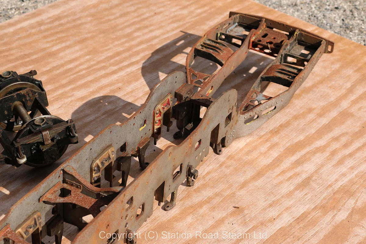 3 1/2 inch gauge "Duchess" dismantled with boiler