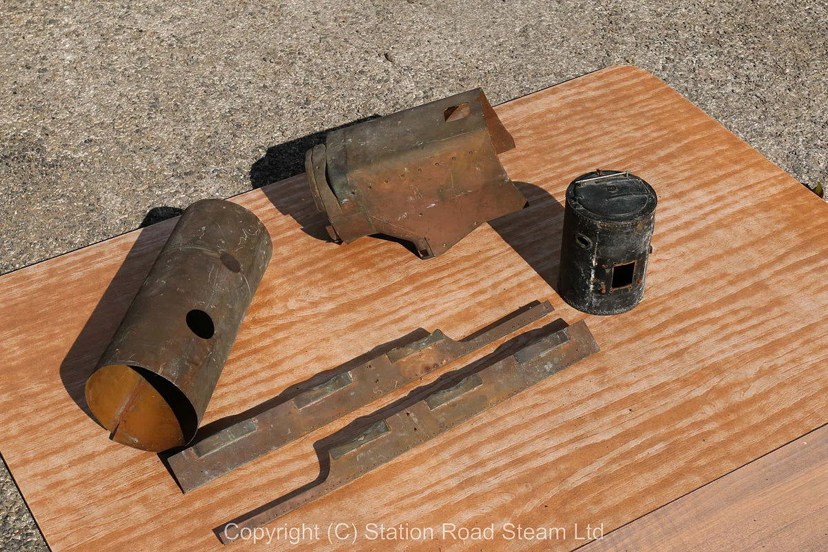 3 1/2 inch gauge "Duchess" dismantled with boiler