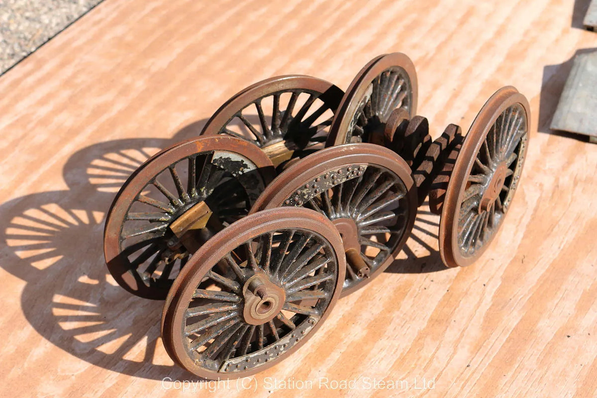 3 1/2 inch gauge "Duchess" dismantled with boiler