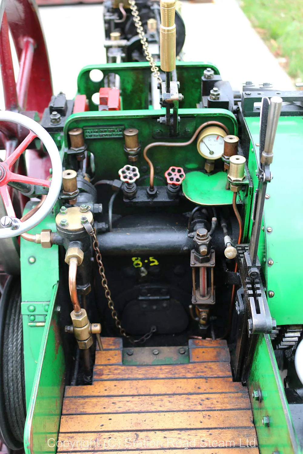 4 1/2 inch scale Burrell agricultural engine