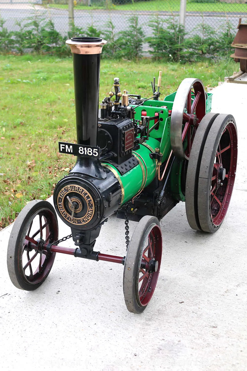 4 1/2 inch scale Burrell agricultural engine