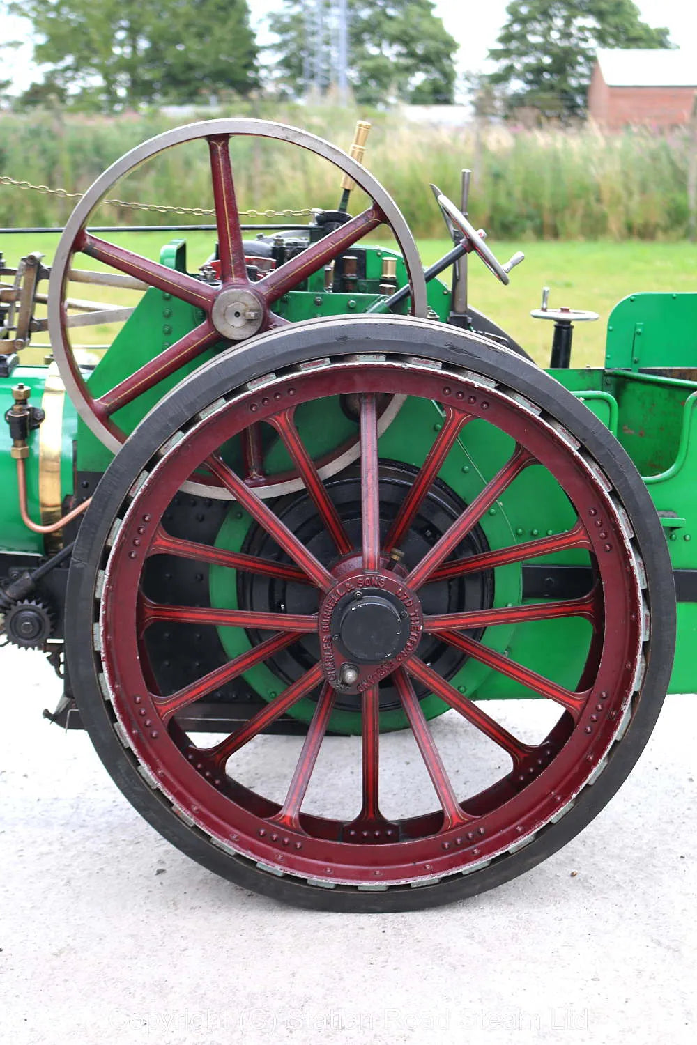4 1/2 inch scale Burrell agricultural engine