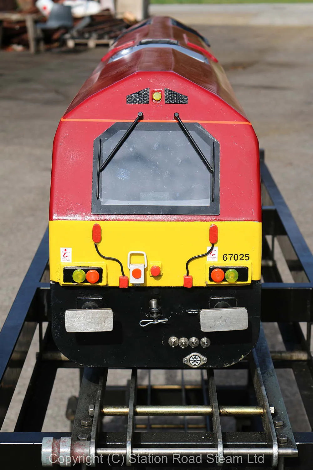 5 inch gauge Class 67 battery-electric
