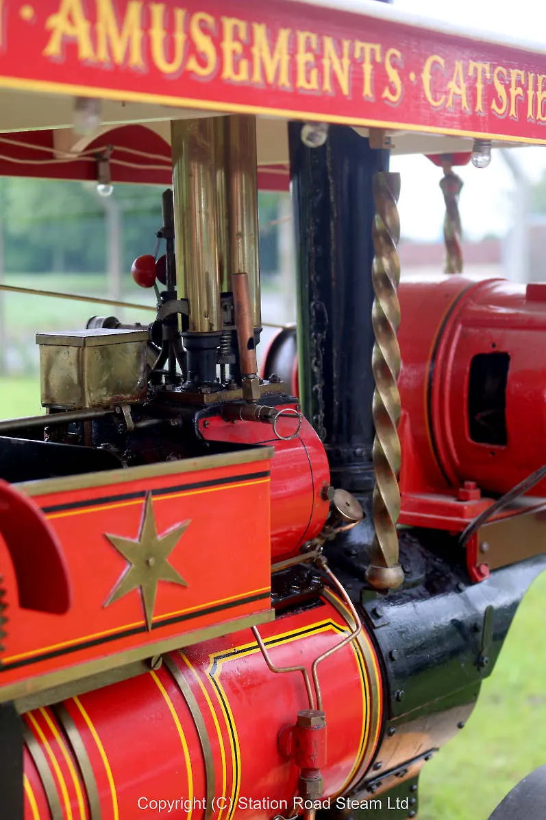 3 inch scale Burrell Showmans tractor