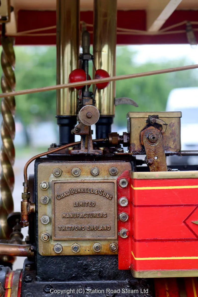 3 inch scale Burrell Showmans tractor