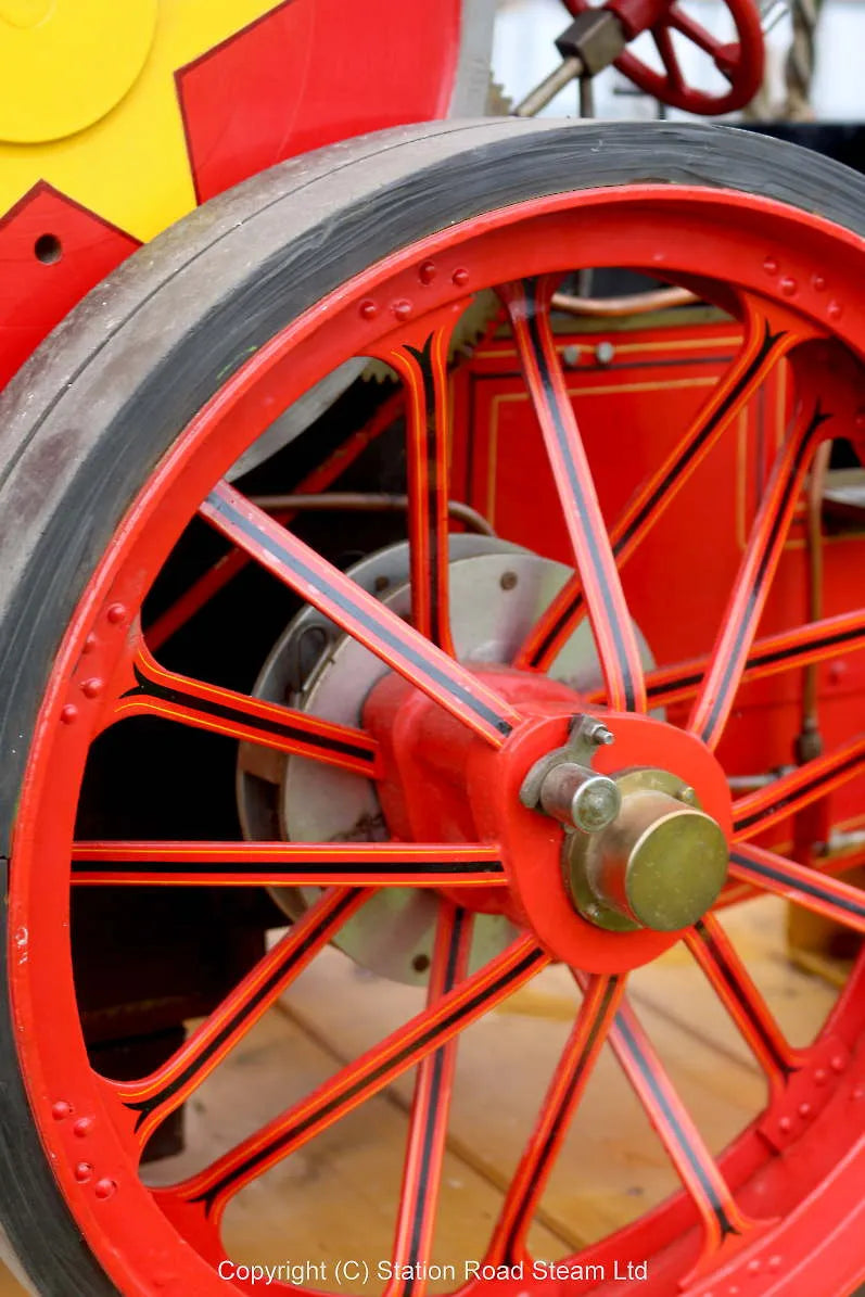 3 inch scale Burrell Showmans tractor