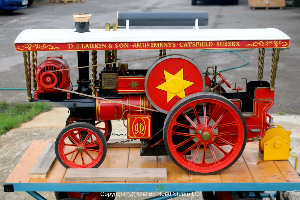 3 inch scale Burrell Showmans tractor