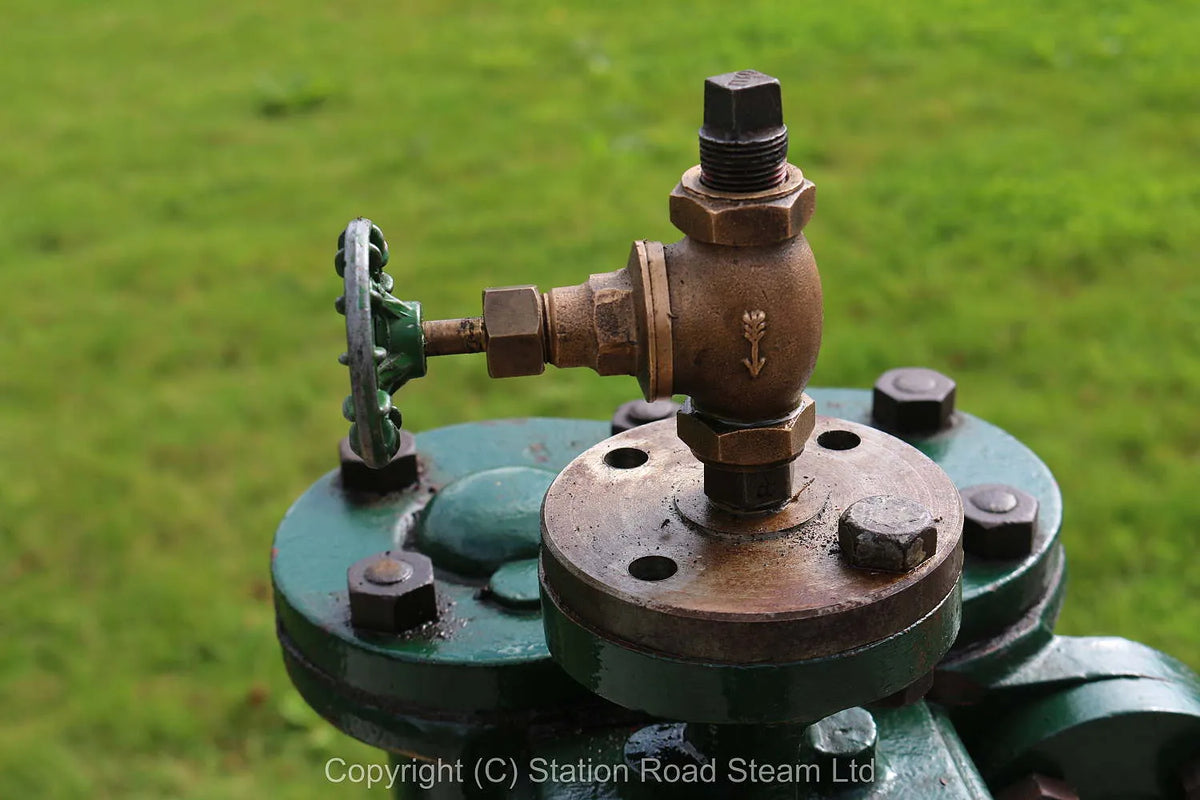 Duplex steam pump on stand