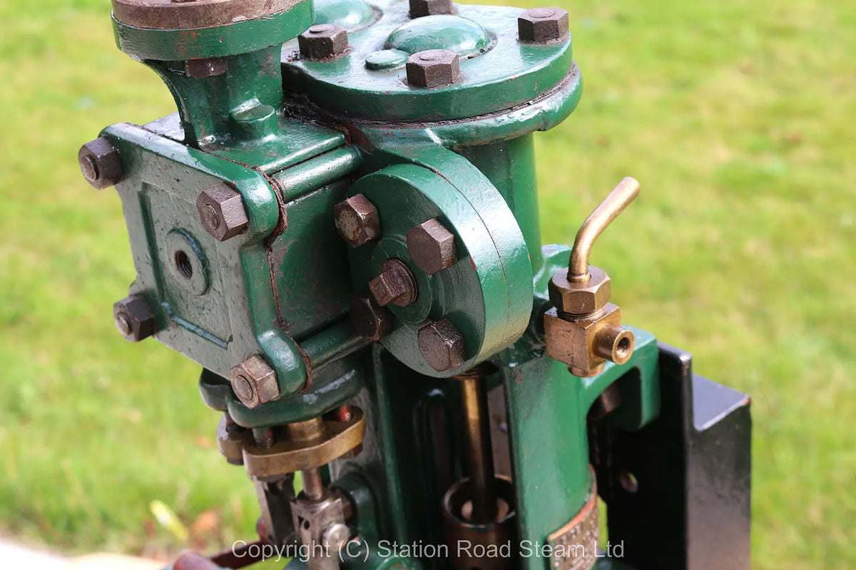 Duplex steam pump on stand