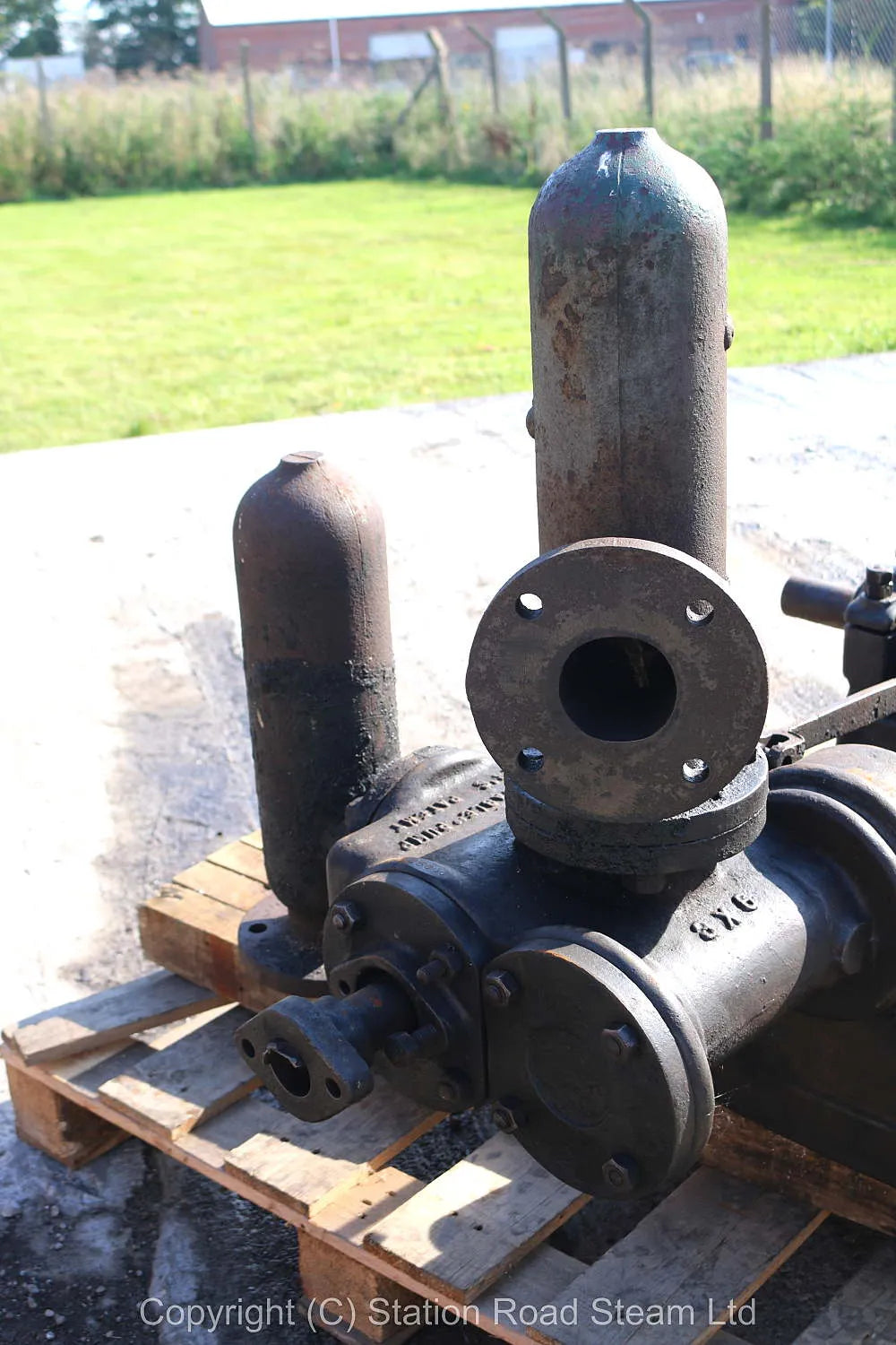 Joseph Evans "Reliable" patent steam pump
