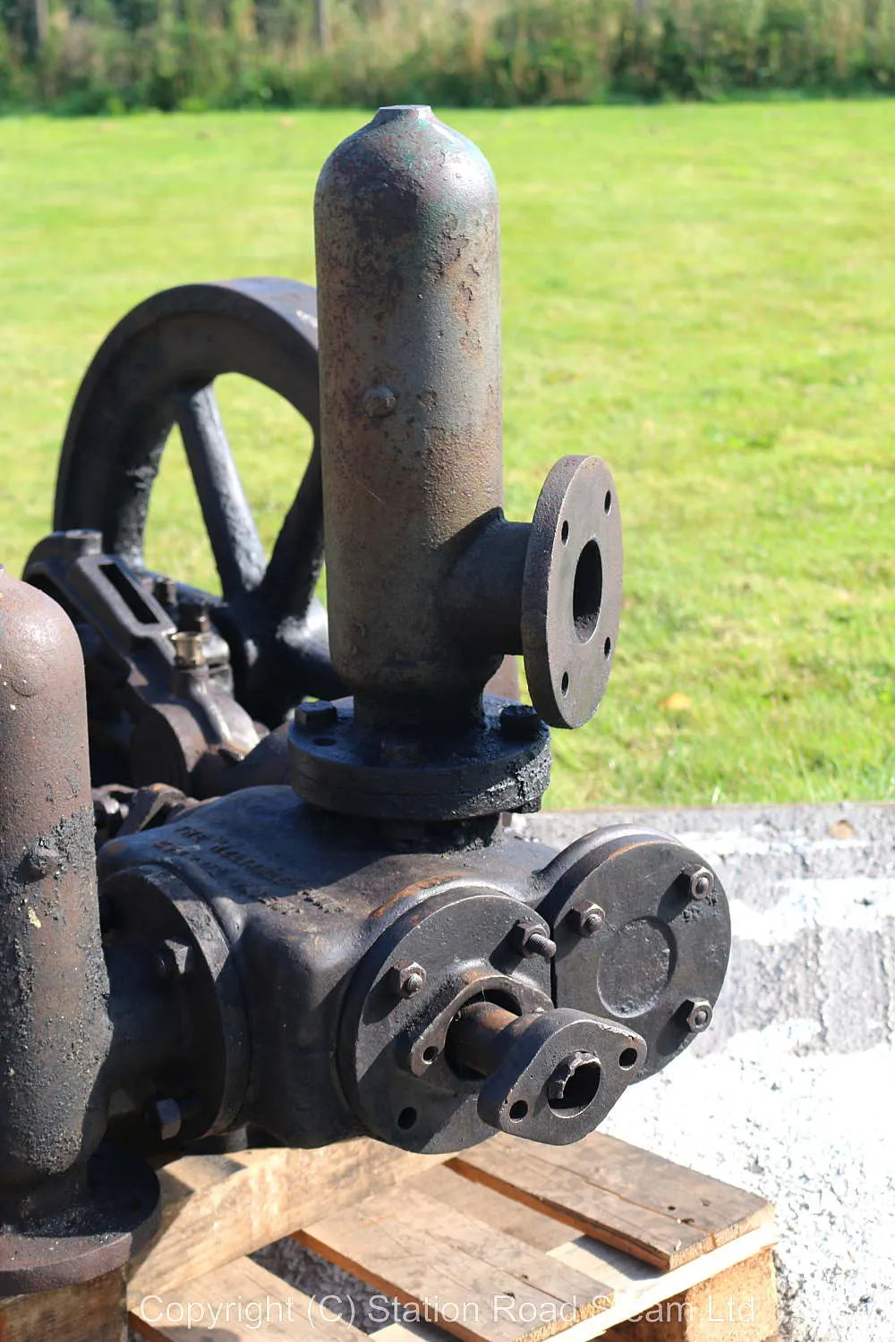 Joseph Evans "Reliable" patent steam pump