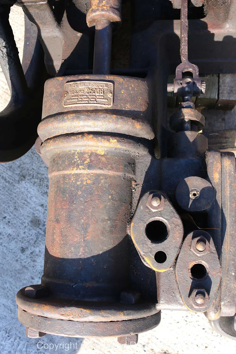 Joseph Evans "Reliable" patent steam pump