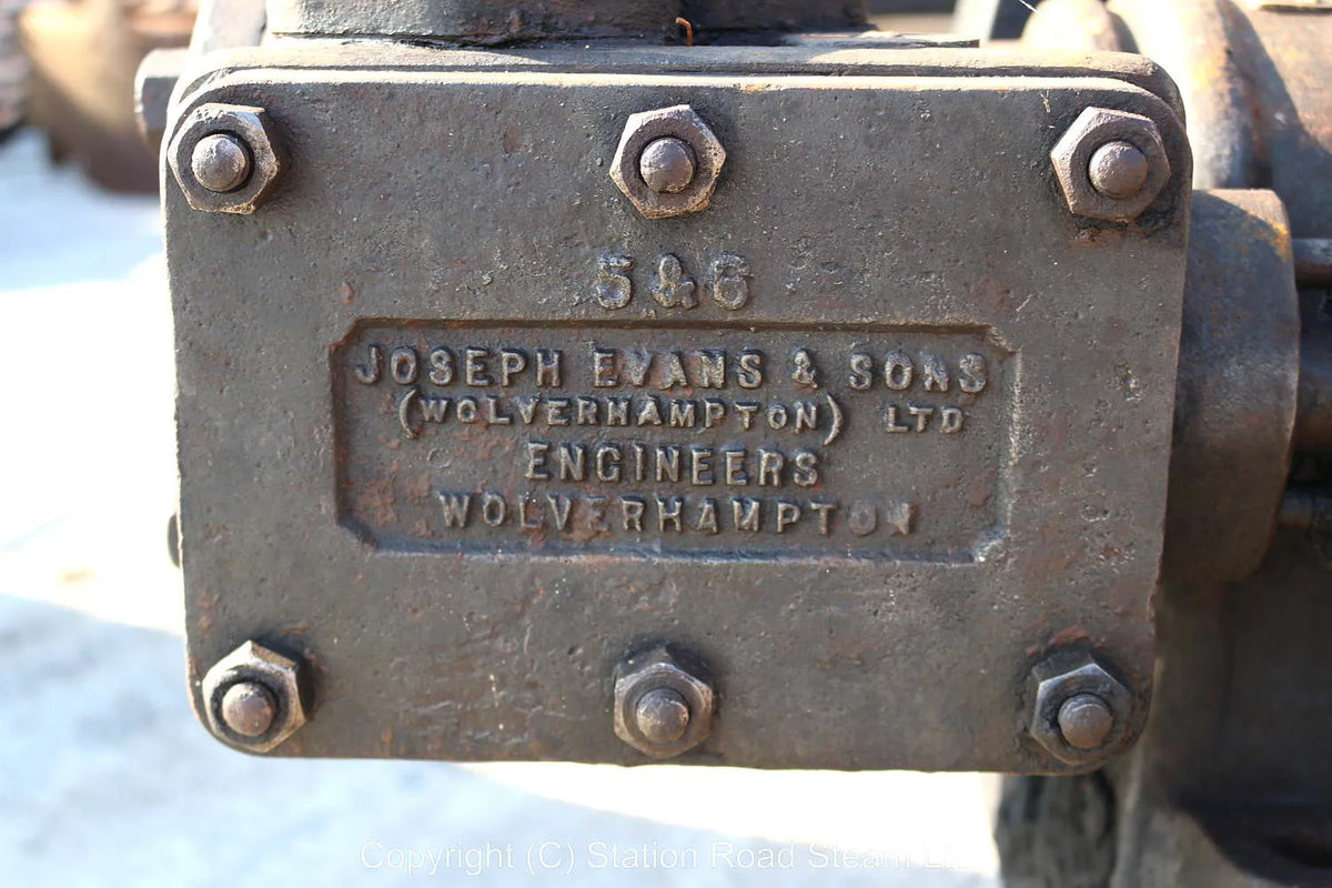 Joseph Evans "Reliable" patent steam pump
