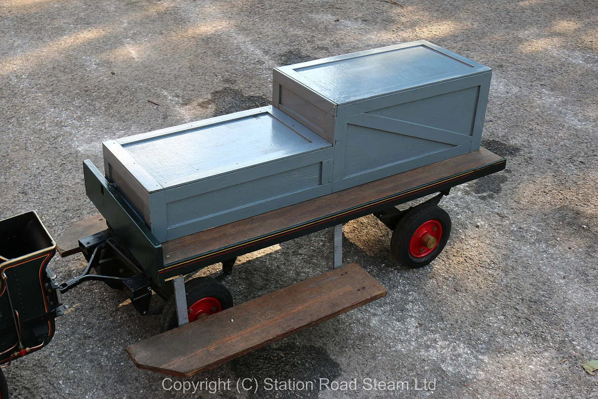 3 inch scale Burrell agricultural engine with driving truck