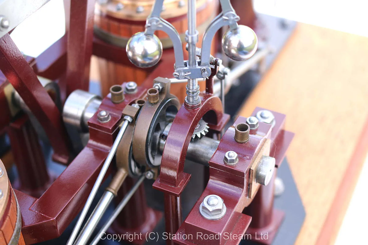 Galloway non-dead centre engine
