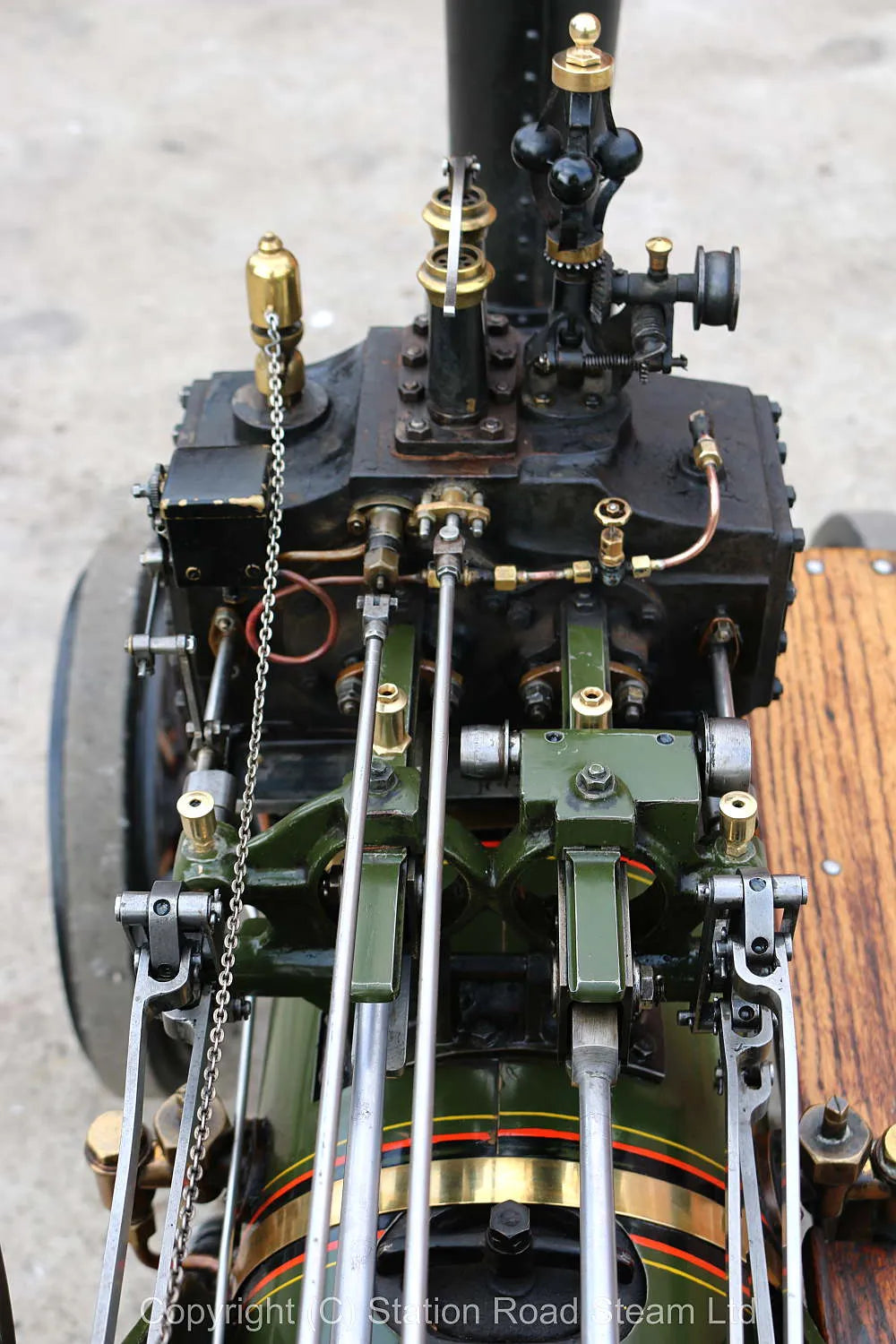 3 inch scale Burrell DCC traction engine