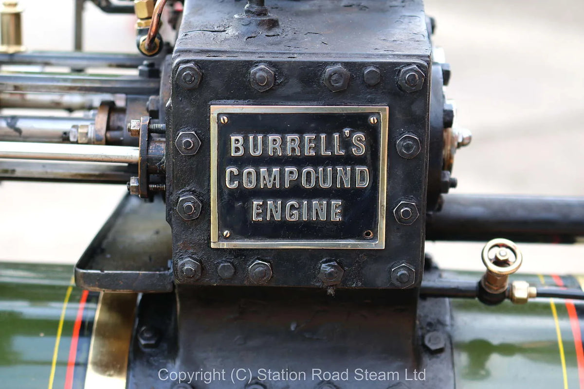 3 inch scale Burrell DCC traction engine