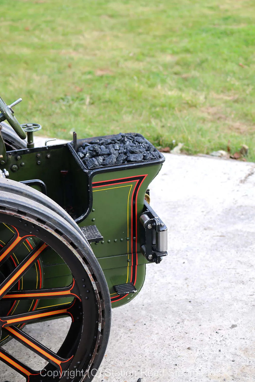 3 inch scale Burrell DCC traction engine