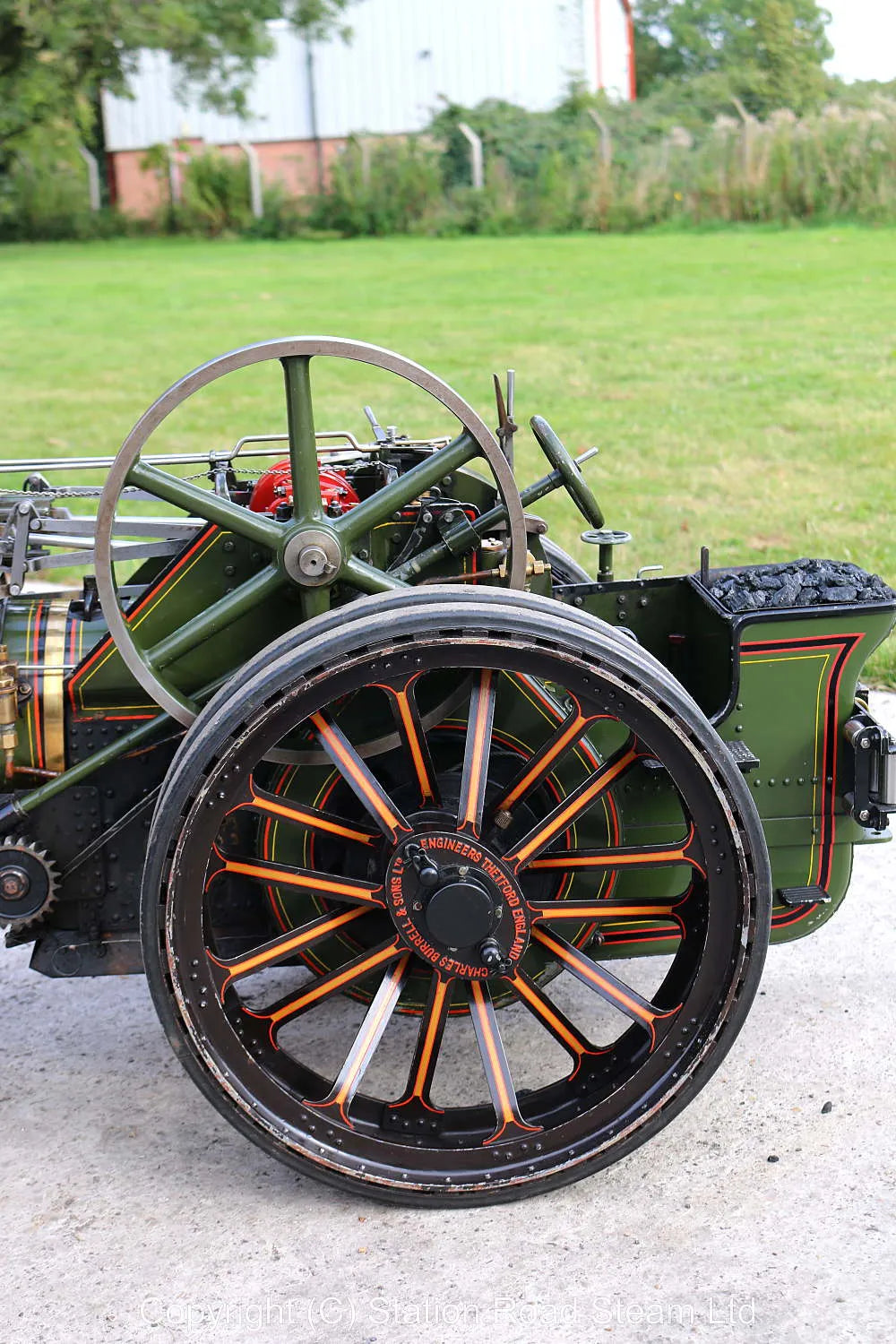 3 inch scale Burrell DCC traction engine