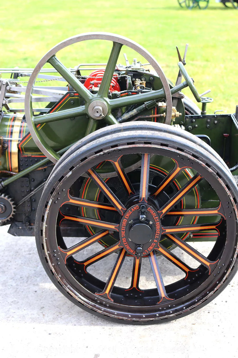 3 inch scale Burrell DCC traction engine