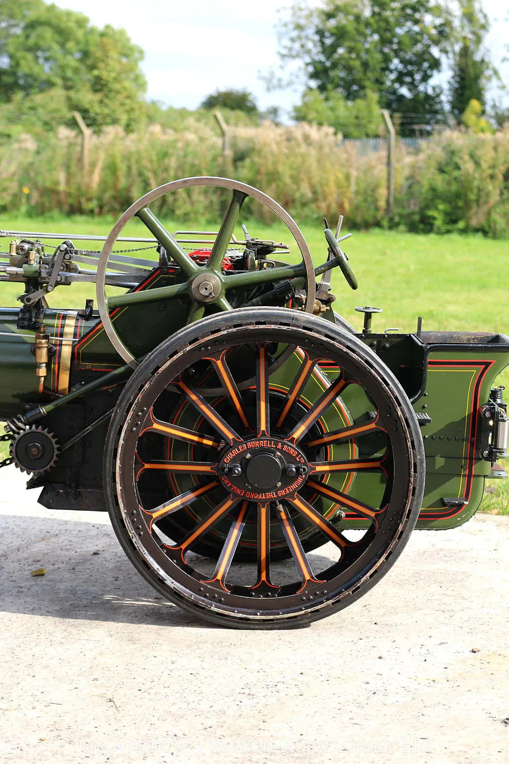3 inch scale Burrell DCC traction engine