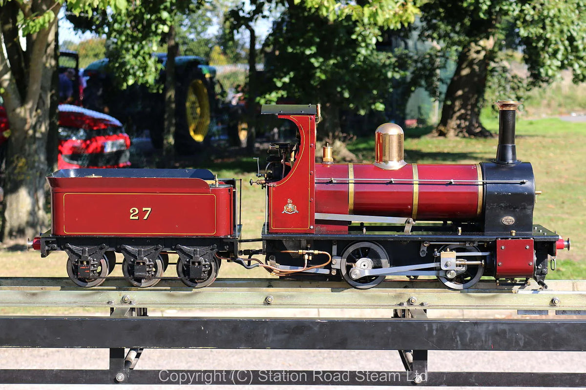5 inch gauge Polly II 0-4-0 with tender