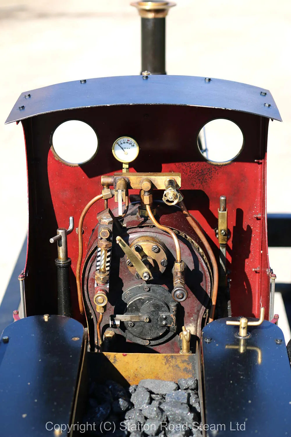 5 inch gauge Polly II 0-4-0 with tender