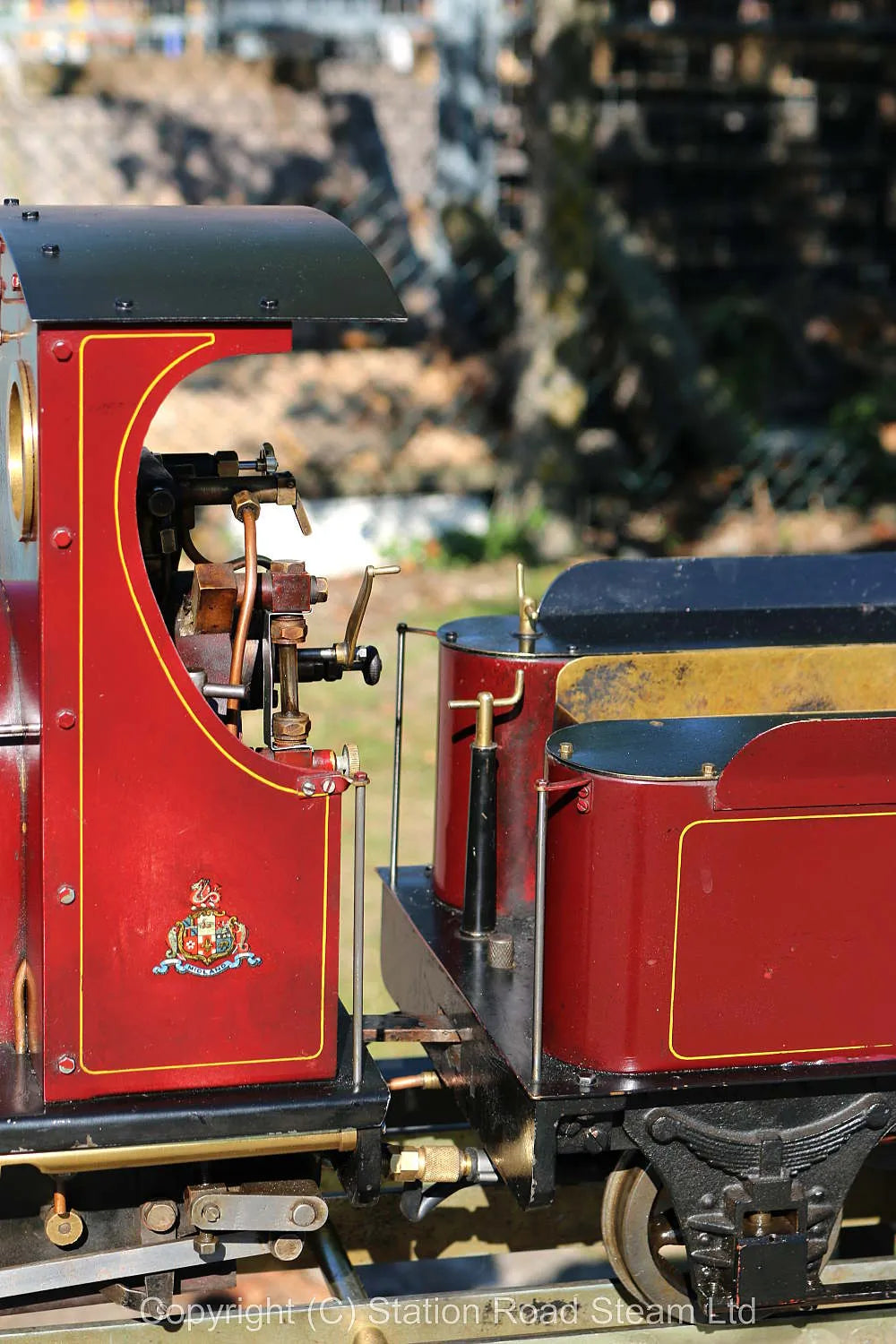 5 inch gauge Polly II 0-4-0 with tender