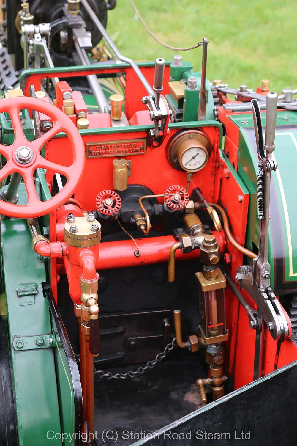 6 inch scale Burrell agricultural engine