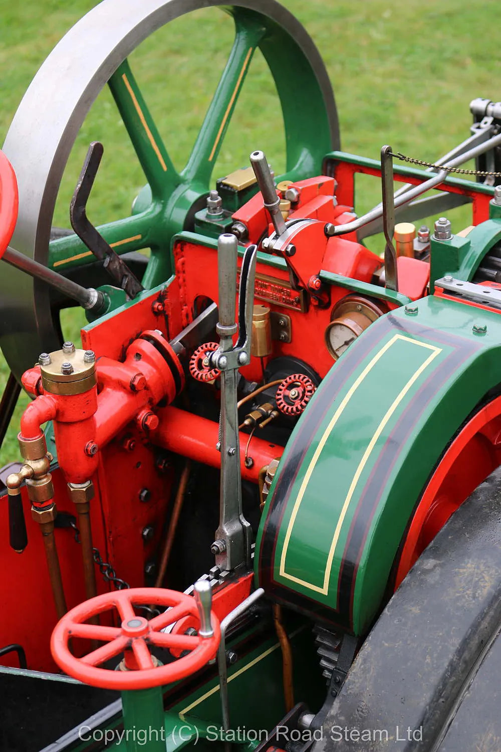 6 inch scale Burrell agricultural engine