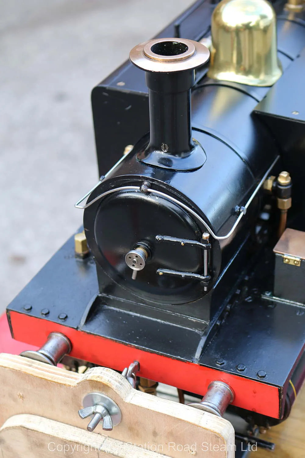 3 1/2 inch gauge "Rob Roy" 0-6-0T with rolling road